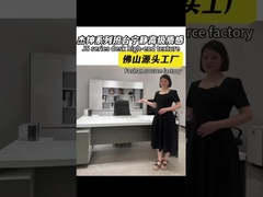 Bàn vẽ màu trắng với tủ gắn, bàn điều hành của sếp, ánh sáng sang trọng đơn ghế văn phòng des