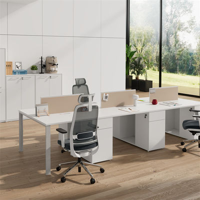 Mua Bàn làm việc văn phòng 4 người hiện đại với chân kim loại online manufacture