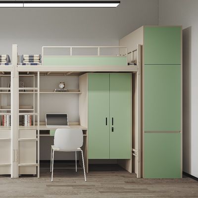 Mua Đồ nội thất trường học lên và xuống giường Trẻ em Bunk giường với bàn hỗ trợ tùy chỉnh online manufacture