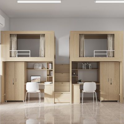 Mua Đồ nội thất phòng ngủ hiện đại Bunk giường trẻ em giường với cầu thang và lớp lưu trữ Hỗ trợ tùy chỉnh online manufacture