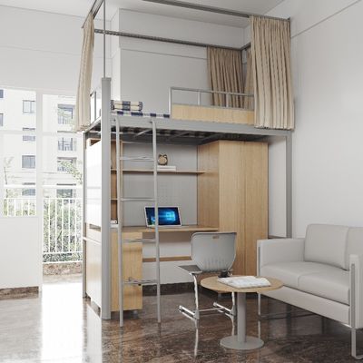 mua Giường căn hộ sinh viên hiện đại với rèm giường và tính riêng tư siêu dưới giường bàn hỗ trợ tùy chỉnh online manufacture