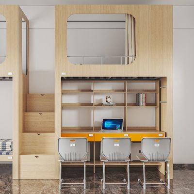 Three Person Apartment Bed With Shared Stairs