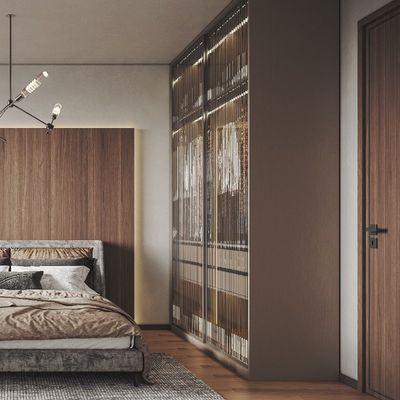 mua Hỗ trợ tùy biến đồ nội thất căn hộ không gian lớn phong cách và thực tế với cửa kính tủ đồ gỗ online manufacture