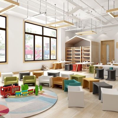 Mua Hỗ trợ tùy biến Music Room Học sinh ghế ghế đa mặt, đơn giản đa chức năng mẫu giáo ghế nhựa trẻ em online manufacture