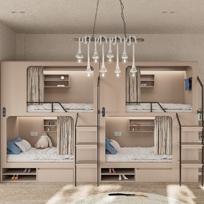 Mua Hỗ trợ tùy biến Căn hộ hiện đại giường gỗ với thùng giày lắp ráp yêu cầu Xám / Bạc online manufacture