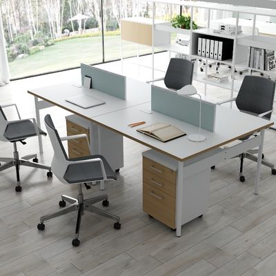 Mua Bốn vị trí làm việc với phụ trợ di động tùy chỉnh tủ tùy chỉnh được chấp nhận online manufacture