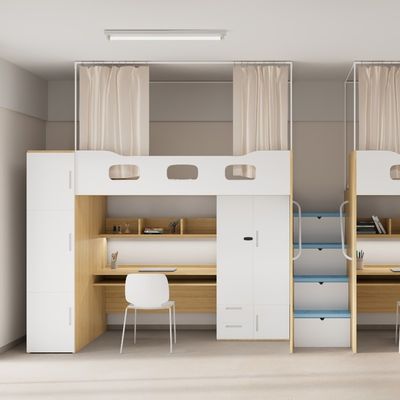 Mua Không trượt Tiệm yên lặng Thang tùy chỉnh Và Làng bảo vệ dày 4600 * 900 * 2120 giường căn hộ cho trẻ em / thanh thiếu niên / thanh thiếu niên Made in Foshan Factory Myidea online manufacture