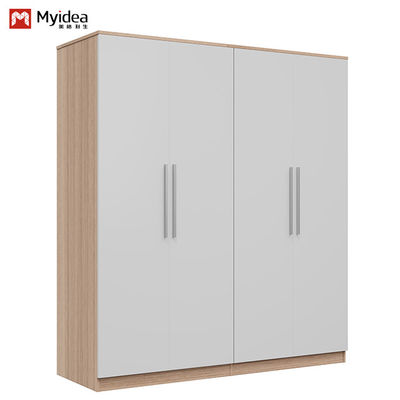 mua Tương đại hiện đại đơn giản phòng ngủ tủ quần áo tùy chỉnh Với treo thanh Phân tích rộng rãi Panel đồ nội thất gỗ online manufacture