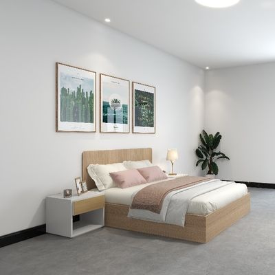 mua Hỗ trợ tùy biến thoải mái Modern Minimalistic gỗ giường khung kim loại không nệm cho ký túc xá trường học căn hộ hoặc khách sạn online manufacture
