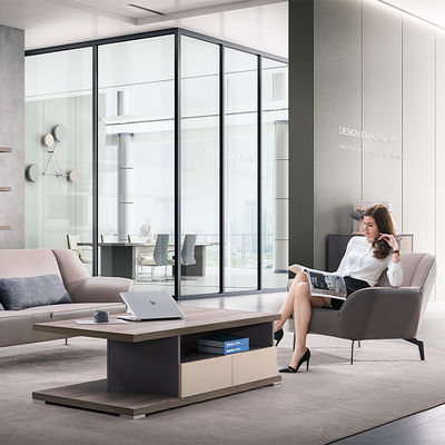 Mua Modern Three Person Office Leather Sofa For Business Hotel Phòng tiếp tân và phòng tiếp tân online manufacture