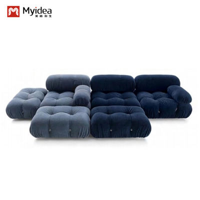 Mua Ghế sofa vải Bắc Âu chân kim loại sang trọng nhẹ nhàng cho căn hộ nhỏ Phòng khách Internet Phòng ngủ Thiết kế Khóa vuông Ghế sofa kết hợp online manufacture