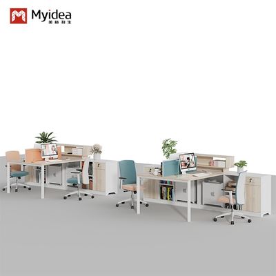 Mua Bàn và Ghế Nhân Viên Hiện Đại Đơn Giản Nội Thất Thương Mại Chấp Nhận Tùy Chỉnh, Bàn Làm Việc Sáu Chỗ Ngồi với Giá Đựng Thẻ cho Nhân Viên Tài Chính online manufacture