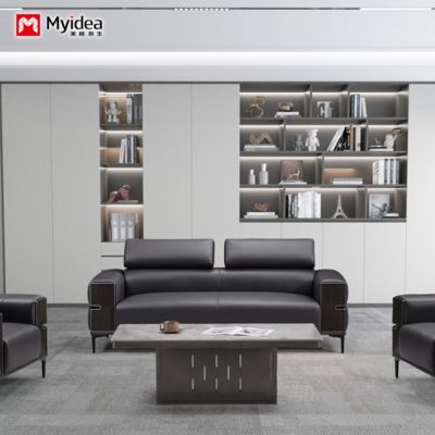 Mua Ghế sofa văn phòng, Ghế sofa văn phòng đơn giản và hiện đại, Bộ sofa da khu vực tiếp khách cho khách và đàm thoại online manufacture