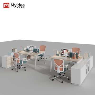 Mua Bàn làm việc của nhà máy đồ nội thất văn phòng Phoshan đối diện hai người với tủ, bàn văn phòng có thể khóa, bàn máy tính kiểu màn hình online manufacture