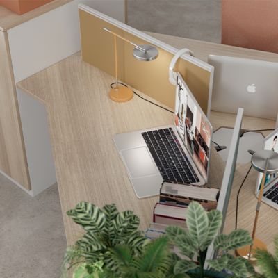 Myidea Large Storage Cabinets, Office Desks, Facing Screens, Staff Desks And Chairs, Paired With Computer Desks, And Multi Person Office Furniture