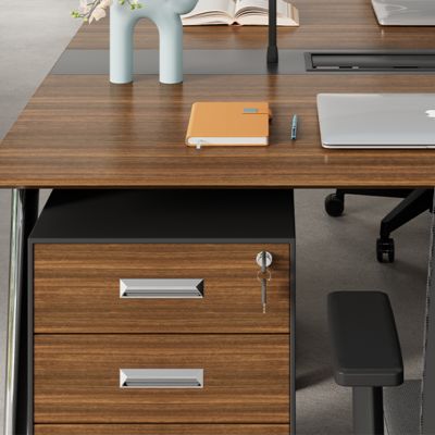 File Cabinet, Office Desk Storage Cabinet With Lock, Storage Cabinet, Office Cabinet, Drawer Style Mobile Low Cabinet