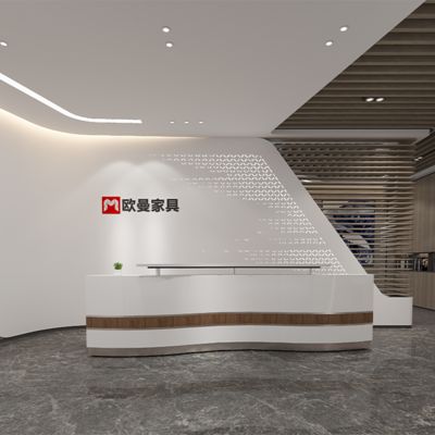 Mua Bàn tiếp tân sơn nướng cong, quầy bar công ty, bệnh viện làm đẹp, phòng khám nha khoa, quầy thu ngân tròn, bàn tiếp tân đơn giản và hiện đại online manufacture