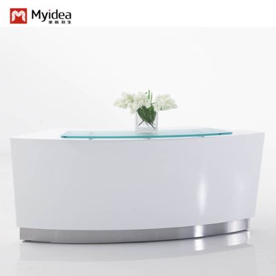 Mua Bàn tiếp tân công ty, bàn tiếp tân, quầy bar, sang trọng nhẹ, cảm giác cao cấp, nhà hàng khách sạn, quá trình sơn nướng, quầy thu ngân online manufacture