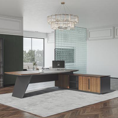 Fashionable Design Boss Desk, Modern Style CEO Desk, Foshan Origin Factory Furniture