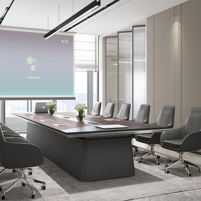 Mua Bàn hội nghị gỗ nguyên khối lớn phong cách tối giản hiện đại, bàn tiếp tân trưởng phòng đàm phán kinh doanh kiểu Bắc Âu, bàn gỗ nguyên khối hỗ trợ tùy chỉnh online manufacture