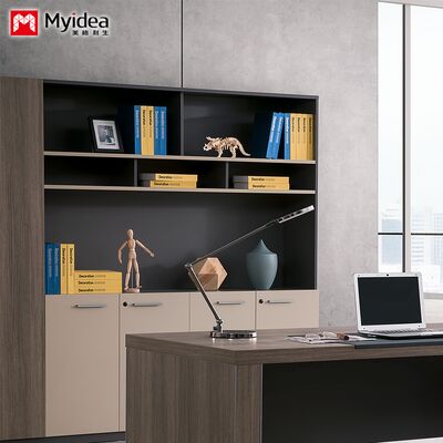 customization Office furniture, documents, materials, bookcases, wall mounted low cabinets, practical storage and storage wardrobes