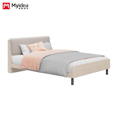 customization Single Apartment Bed, Homestay, Stable Slab Bed with Charging Port Design,Bed Head Soft Package, Modern Bed