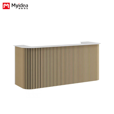 Mua Customization Cửa sổ trước Cửa sổ văn phòng Bàn tiếp tân, White Mountain Rock Board, Bàn tiếp tân hiện đại và đơn giản online manufacture