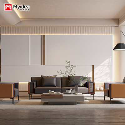 Mua Nordic Minimalism Leather Sofa Set Office Bedroom Thiết kế phần truyền thống Chân kim loại ghế đơn / ba ghế sofa online manufacture