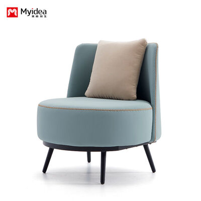 mua Ghế sofa da đơn thương mại cho phòng tiếp tân & phòng chờ văn phòng, tấm thảm da cao cấp với chân cơ sở kim loại bền online manufacture