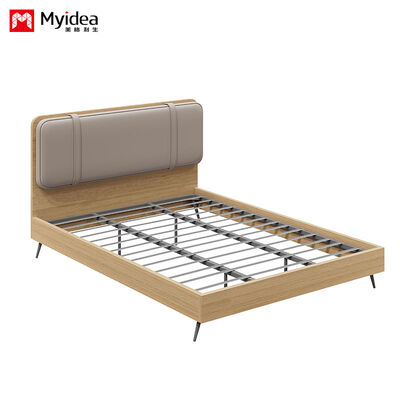 mua Giường đơn khung kim loại cho căn hộ và sử dụng khách sạn, cơ sở giường rạch để thông gió và hỗ trợ tốt hơn, chân kim loại hạng nặng để ổn định online manufacture