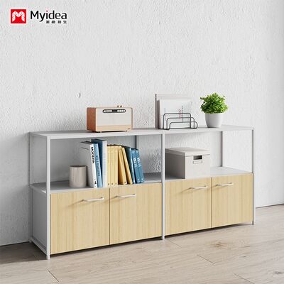 MYIDEA Classic Hai lớp Cabinet nước trà Công ty Văn phòng hiển thị Cabinet Partition Document Storage Cabinet