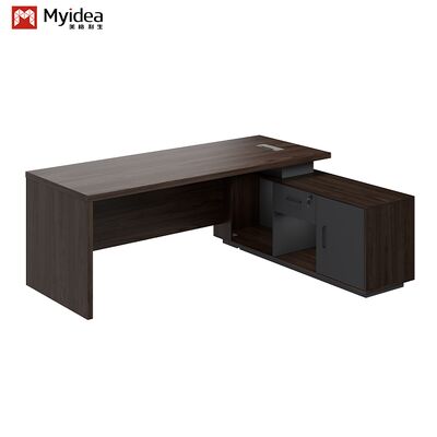 Hộp lưu trữ bàn máy tính điều hành Thiết kế tấm gỗ hiện đại Xây dựng thân thiện với môi trường bền vững Cần lắp ráp