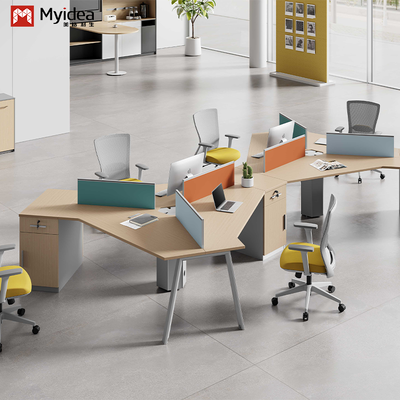Foshan đồ nội thất nguồn nhà máy trực tiếp cung cấp đơn lẻ sáu người bàn nhân viên với màn hình nhà máy lô trực tiếp cung cấp đồ nội thất Foshan